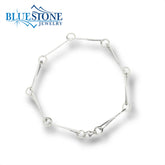 Silver Bracelet- 8"